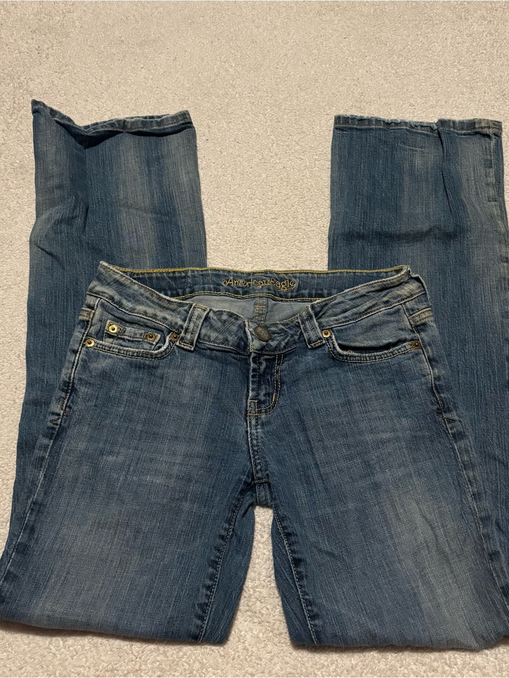 American Eagle Outfitters Women’s Blue Boyfriend Jeans Y2K